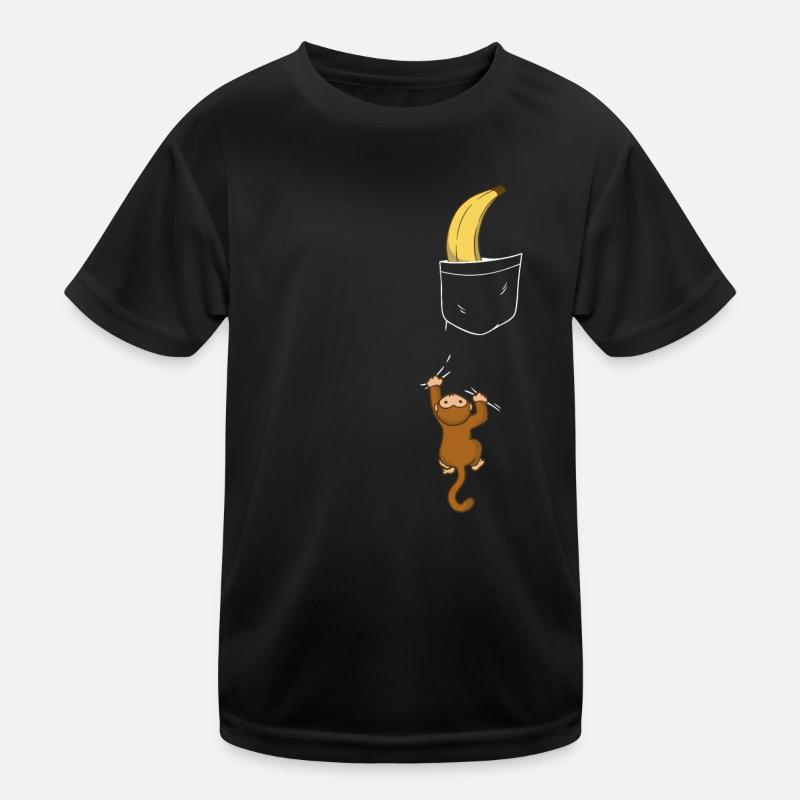 Singe Singe Animal Gorille Chimpanzé T-shirt sport Enfant