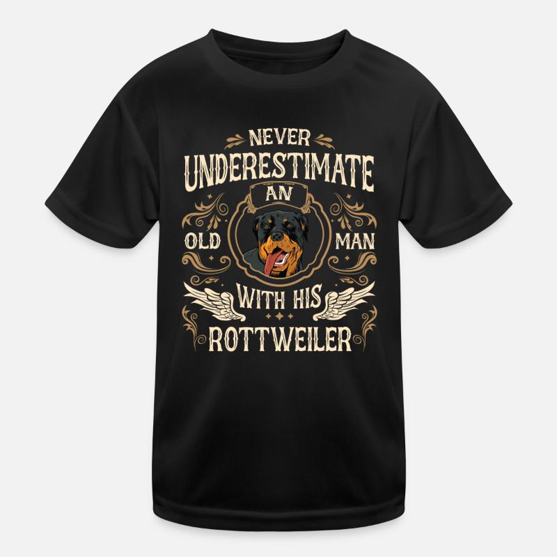 Chien Rottweiler T-shirt sport Enfant