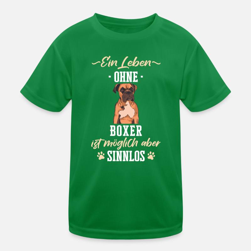 Deutscher Boxer Hund Hundehalter Hunde Boxer Kinder Funktions-T-Shirt