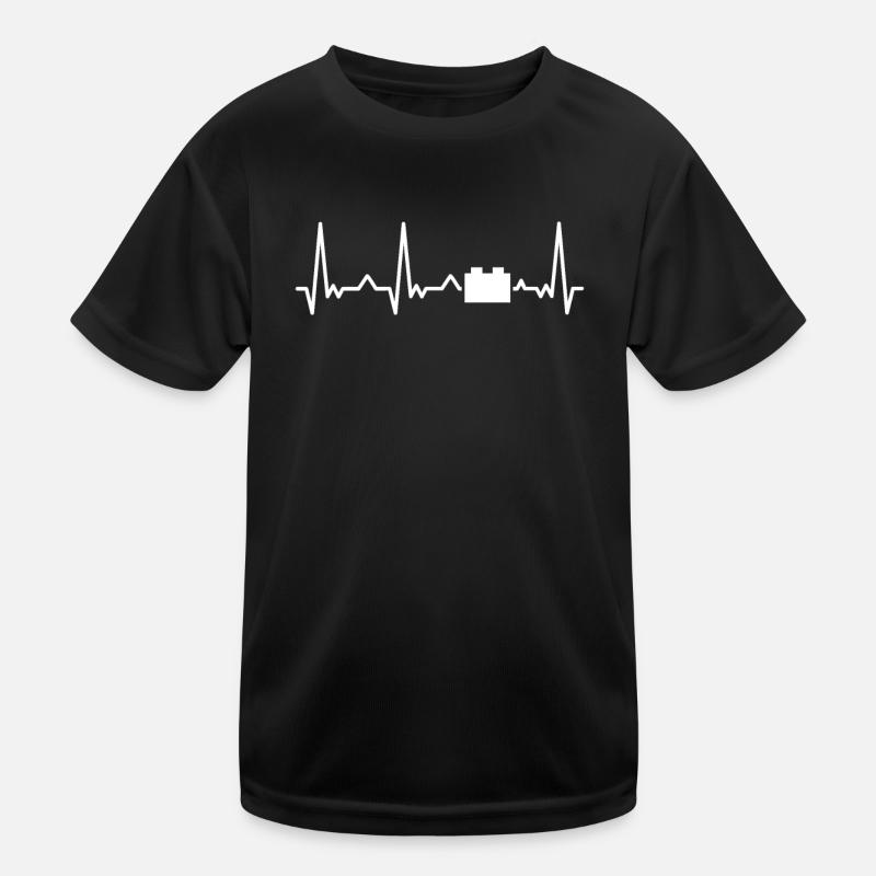 Brick Builder Brick Building Master Builder Kinder Funktions-T-Shirt