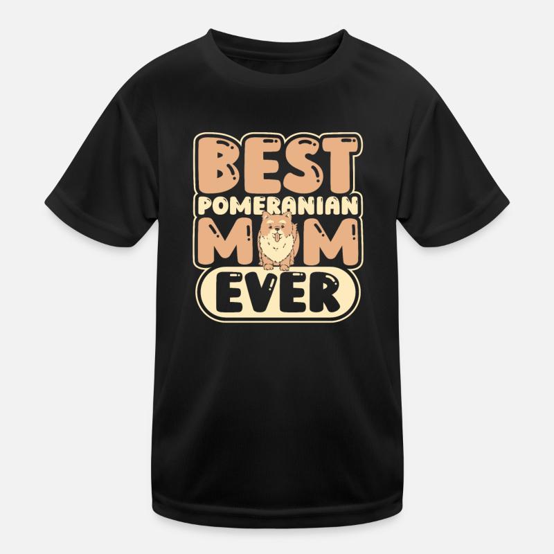 Pomeranian Hund Hundehalter Kinder Funktions-T-Shirt