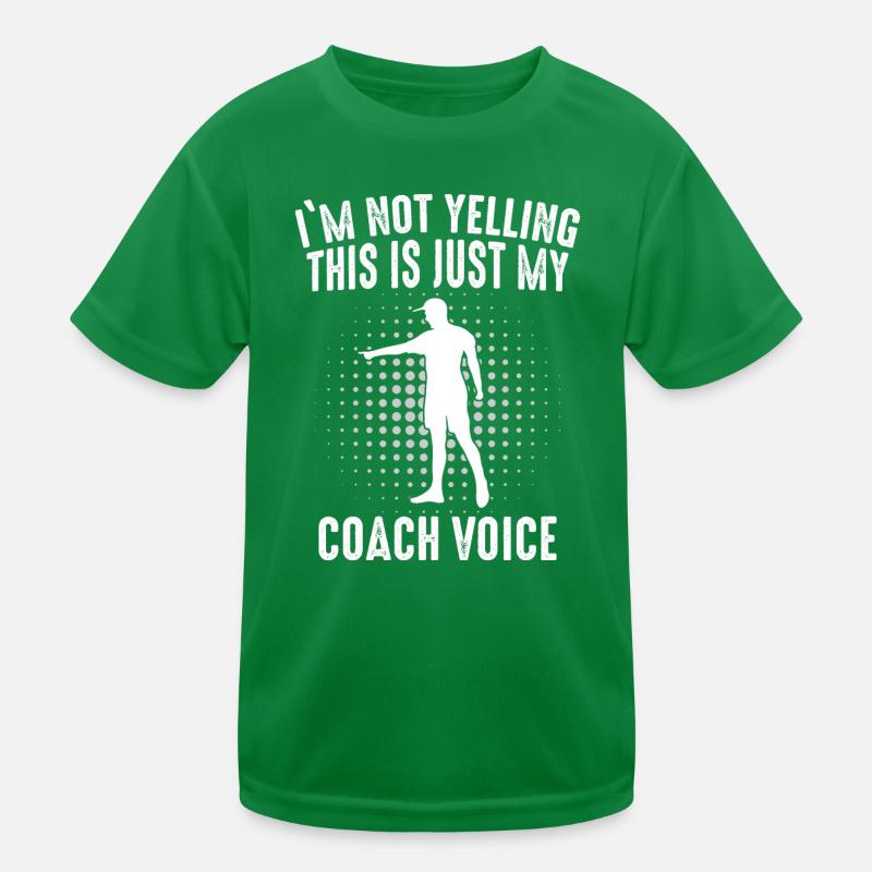 Coach Trainer Kinder Funktions-T-Shirt