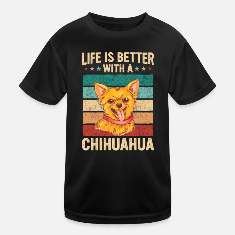 Chihuahua Hund Kinder Funktions-T-Shirt