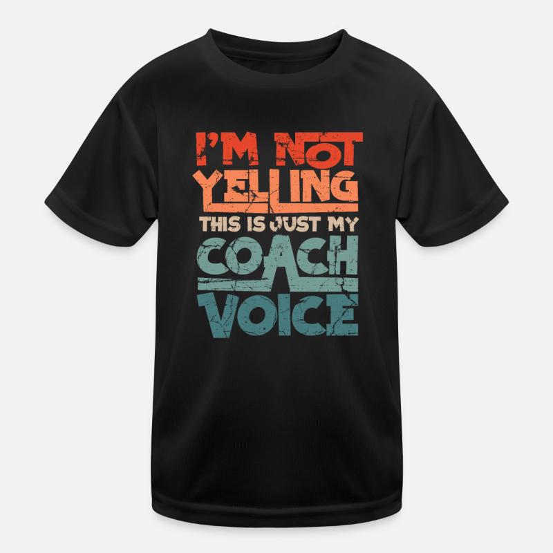 Coach Trainer Kinder Funktions-T-Shirt
