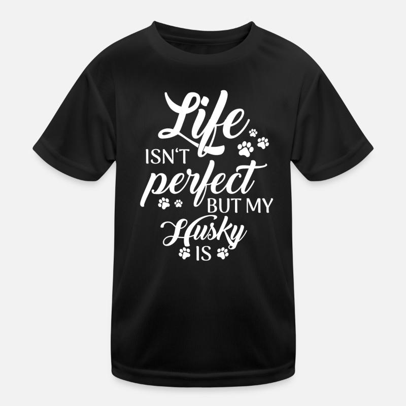 Siberian Husky Dog Kids Functional T-Shirt