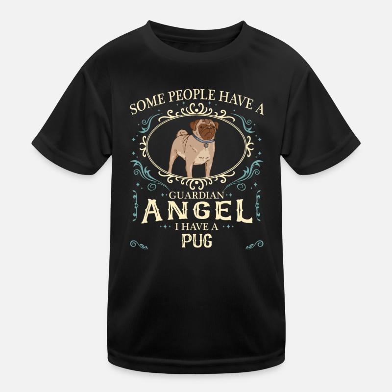 Mops Möpse Hund Kinder Funktions-T-Shirt