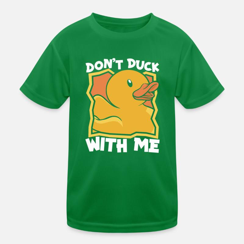 Rubber Ducks Bathroom Yellow Duck Kids Functional T-Shirt