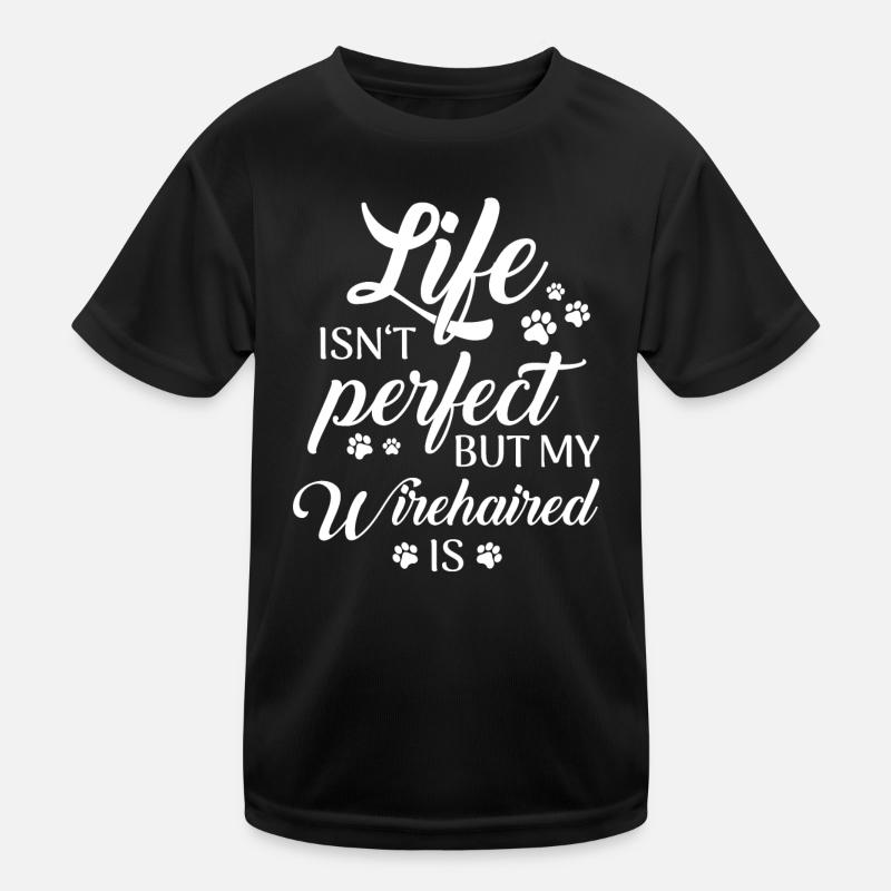 Deutsch Drahthaar Hund Kinder Funktions-T-Shirt