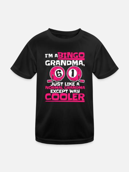 Bingo Gambling Lottery Bingo Joueurs - T-shirt sport Enfant - noir - Devant