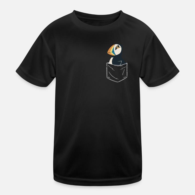 Puffin Seabirds Puffin Kids Functional T-Shirt