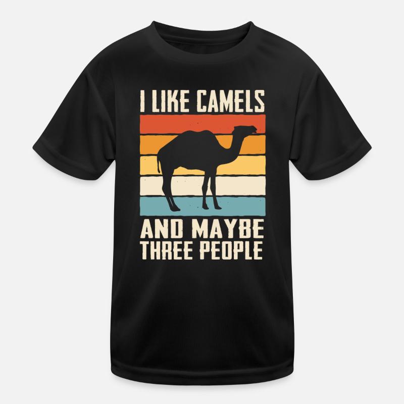 Kamel Wüste Kamele Ägypten Kinder Funktions-T-Shirt