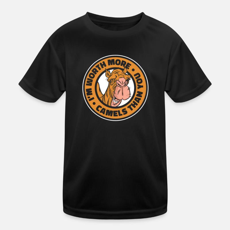 Kamel Wüste Kamele Ägypten Kinder Funktions-T-Shirt