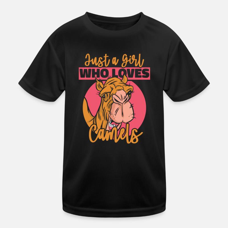 Kamel Wüste Kamele Ägypten Kinder Funktions-T-Shirt