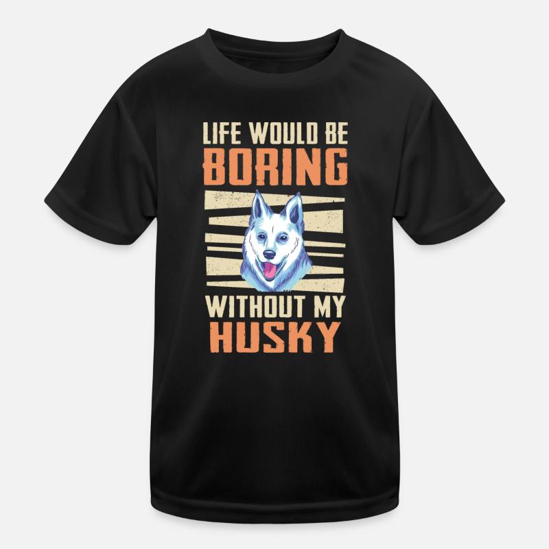 Chien Husky Sibérien T-shirt sport Enfant