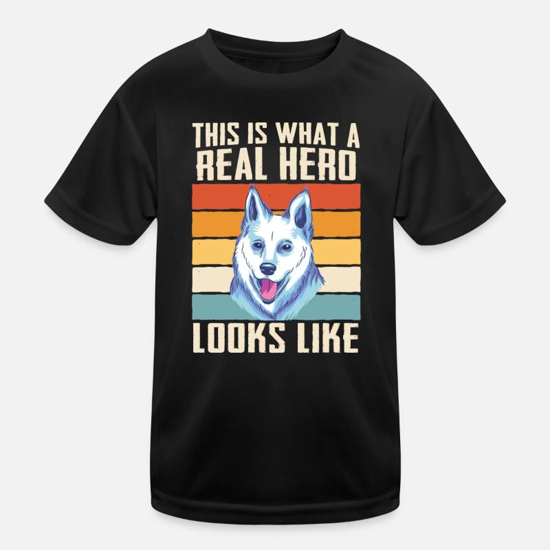 Chien Husky Sibérien T-shirt sport Enfant