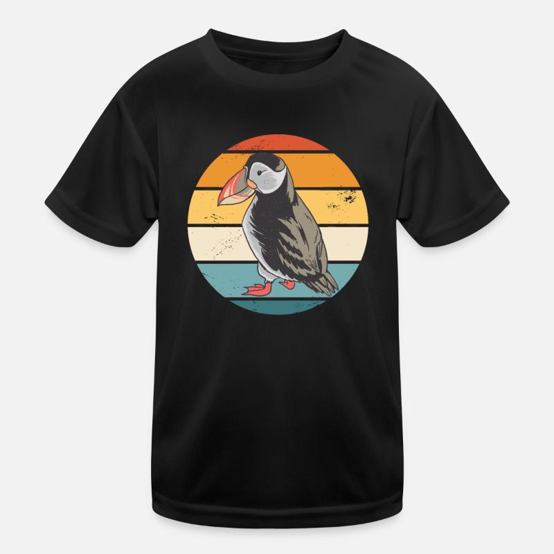 Macareux Oiseaux de mer Macareux T-shirt sport Enfant