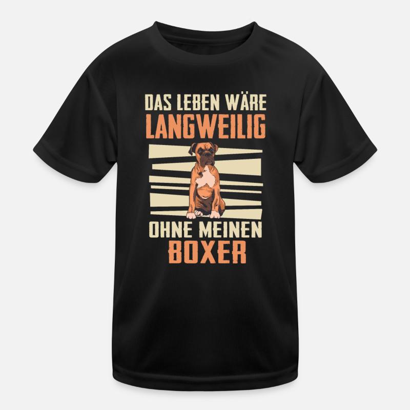 Deutscher Boxer Hund Kinder Funktions-T-Shirt