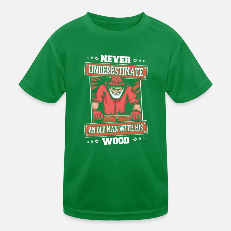 Carpenter Woodworker Carpentry Kids Functional T-Shirt