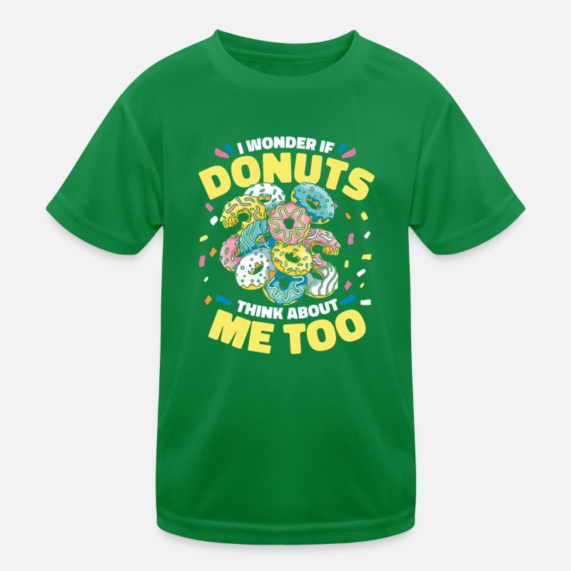 Donut Donuts Süßigkeiten Bagel Kinder Funktions-T-Shirt