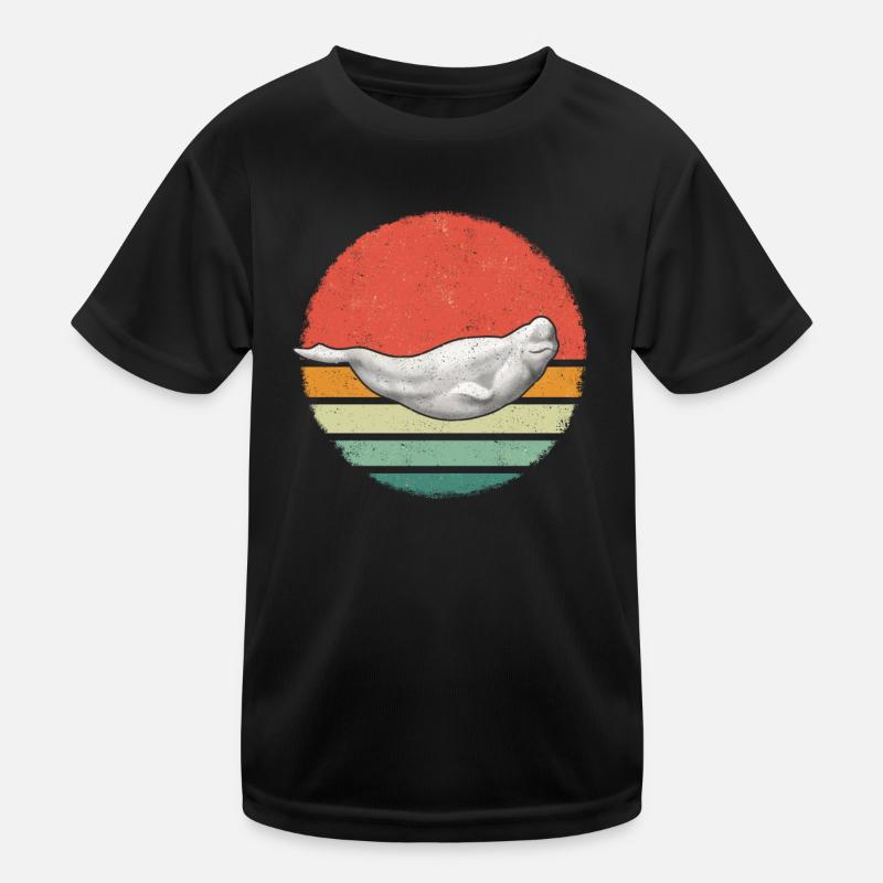 Beluga Whale Ocean Belugas Whales Kids Functional T-Shirt