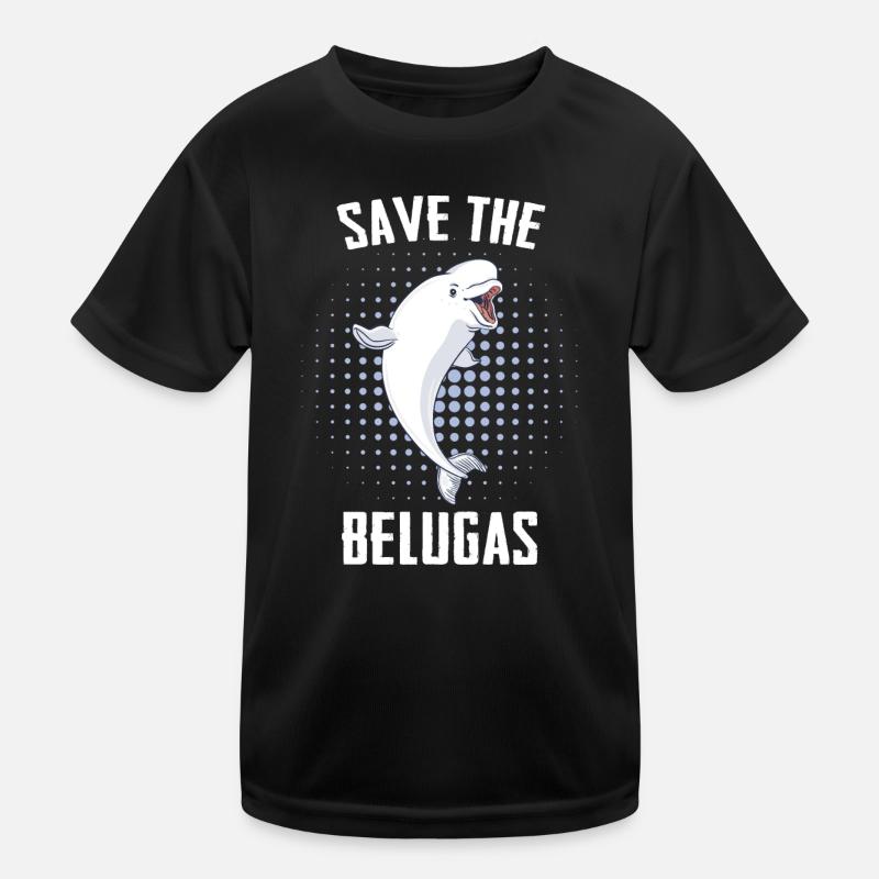 Bélugas Océan Bélugas Baleines T-shirt sport Enfant
