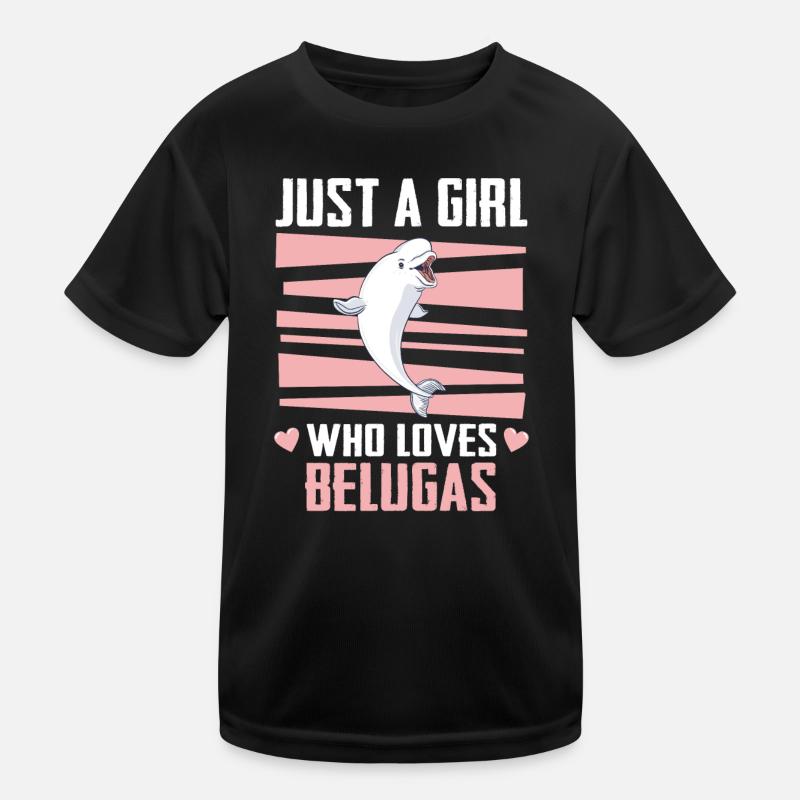 Bélugas Océan Bélugas Baleines T-shirt sport Enfant