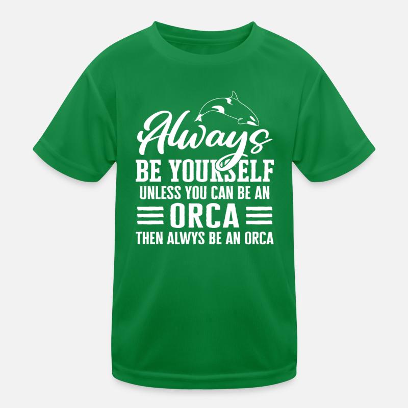 Orca Killerwal Ozean Tier Wale Kinder Funktions-T-Shirt