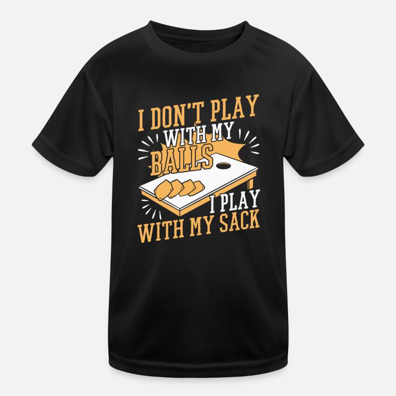 Cornhole Bean Bag Cornhole Joueur T-shirt sport Enfant