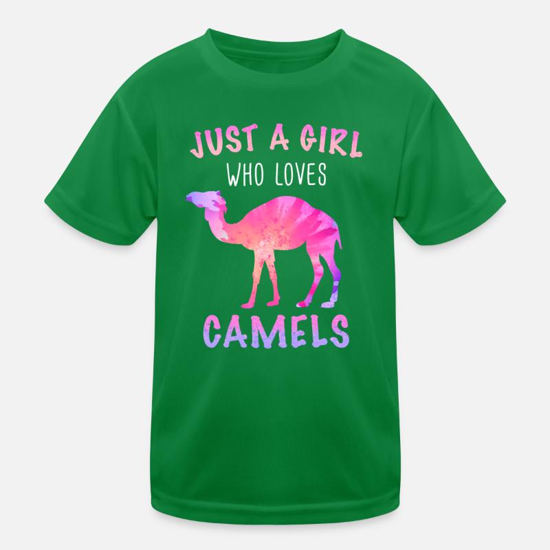 Camel Desert Camels Egypt Kids Functional T-Shirt