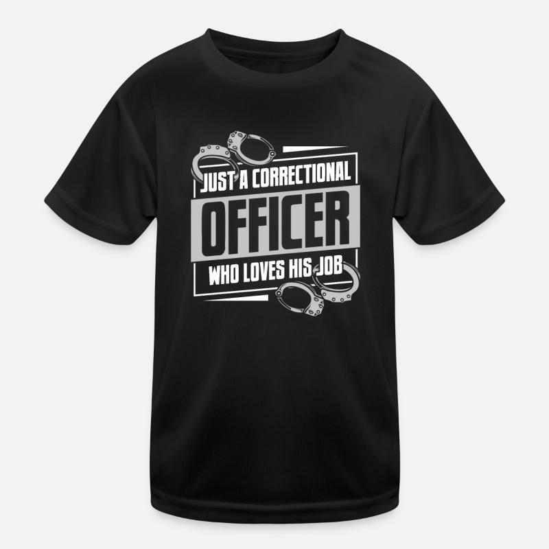 Correctional Officer Guard Prison Prison Kids Functional T-Shirt