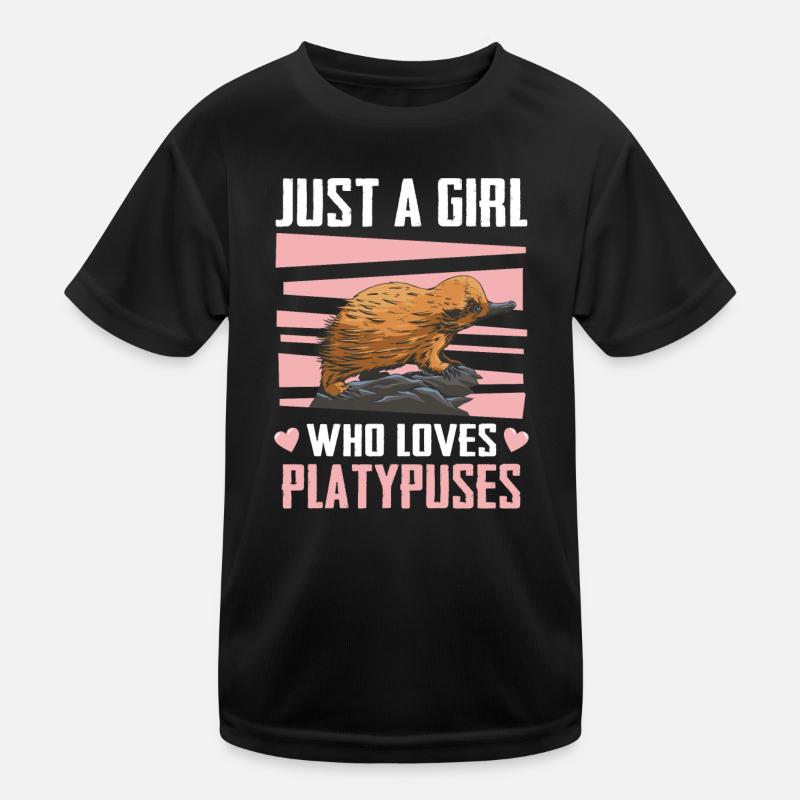 Schnabeltier Tier Kinder Funktions-T-Shirt