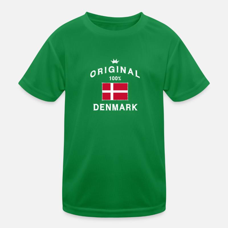 Danemark danois drapeau T-shirt sport Enfant
