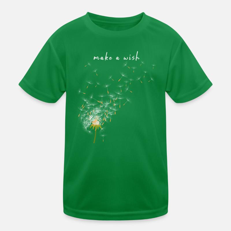 Pusteblume Fleur Fleur Porte-bonheur T-shirt sport Enfant
