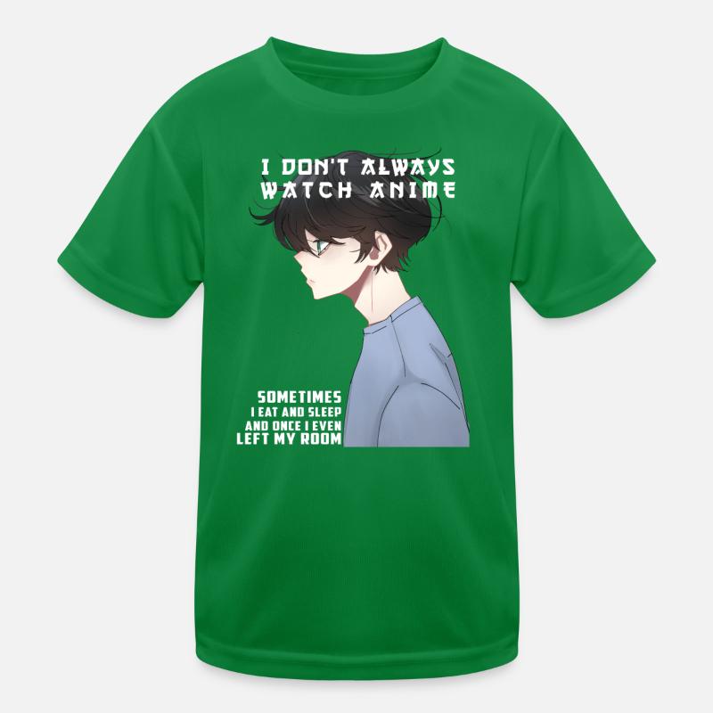 Anime Adolescent Garçon Regarde Anime T-shirt sport Enfant