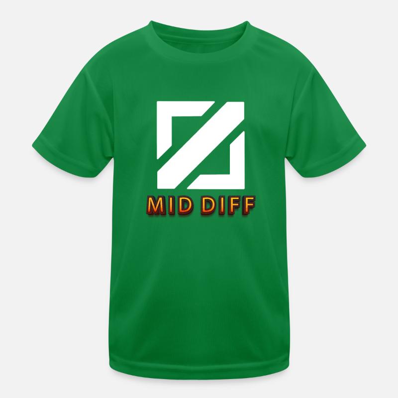 mid diff Tilter tilted gaming Kinder Funktions-T-Shirt