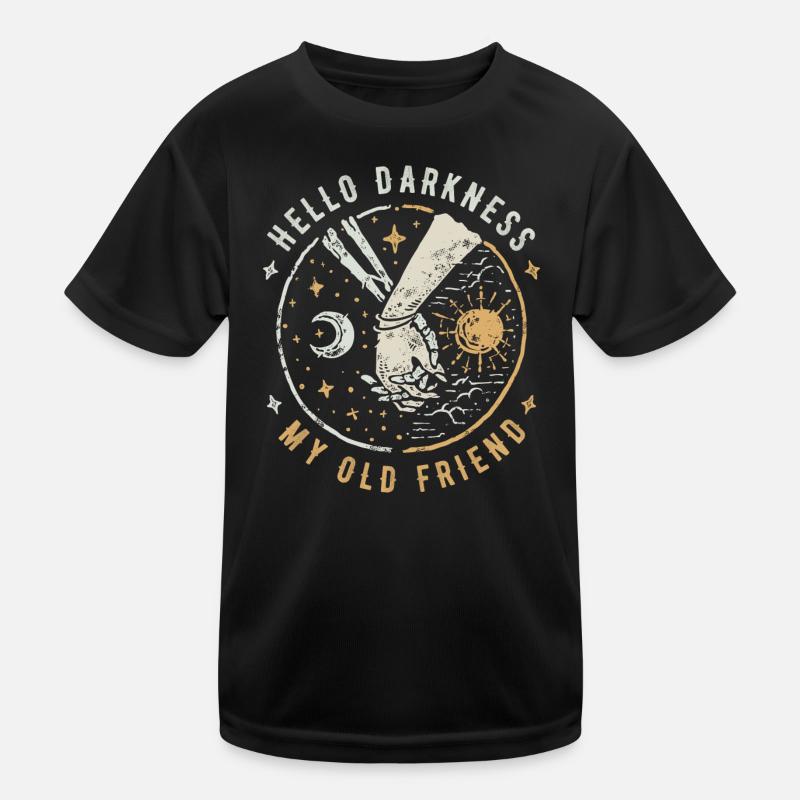 Hello Darkness My Old Friend Solar Eclipse T-shirt sport Enfant