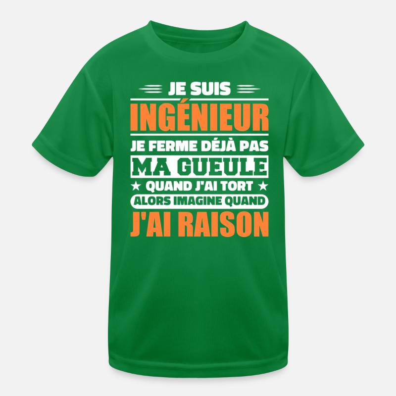 Engineer Humor Gift Student Engineer Kids Functional T-Shirt