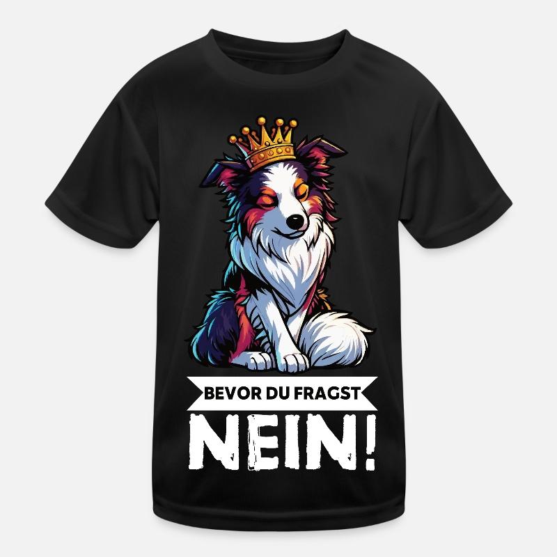Bevor Du Fragst Australian Shepherd Aussie Aussie Kinder Funktions-T-Shirt