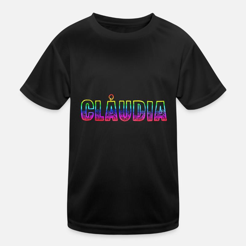 claudia rs regenbogen Kinder Funktions-T-Shirt