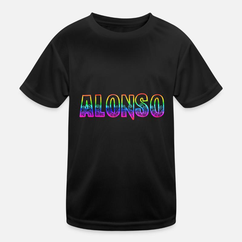 Alonso RS Arc-en-ciel T-shirt sport Enfant