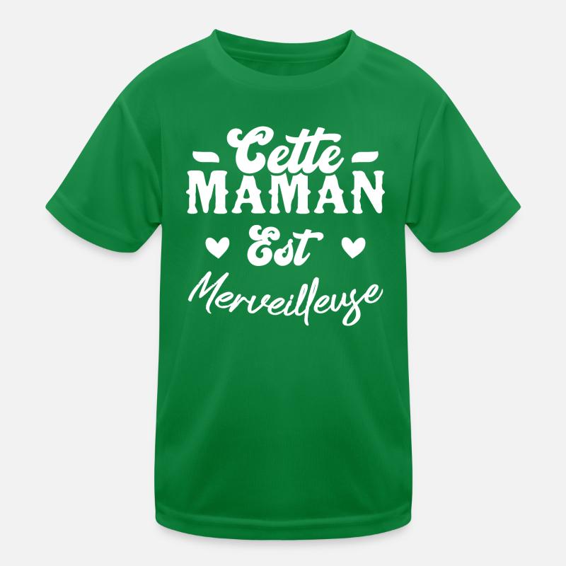 Cette maman est merveilleuse T-shirt sport Enfant