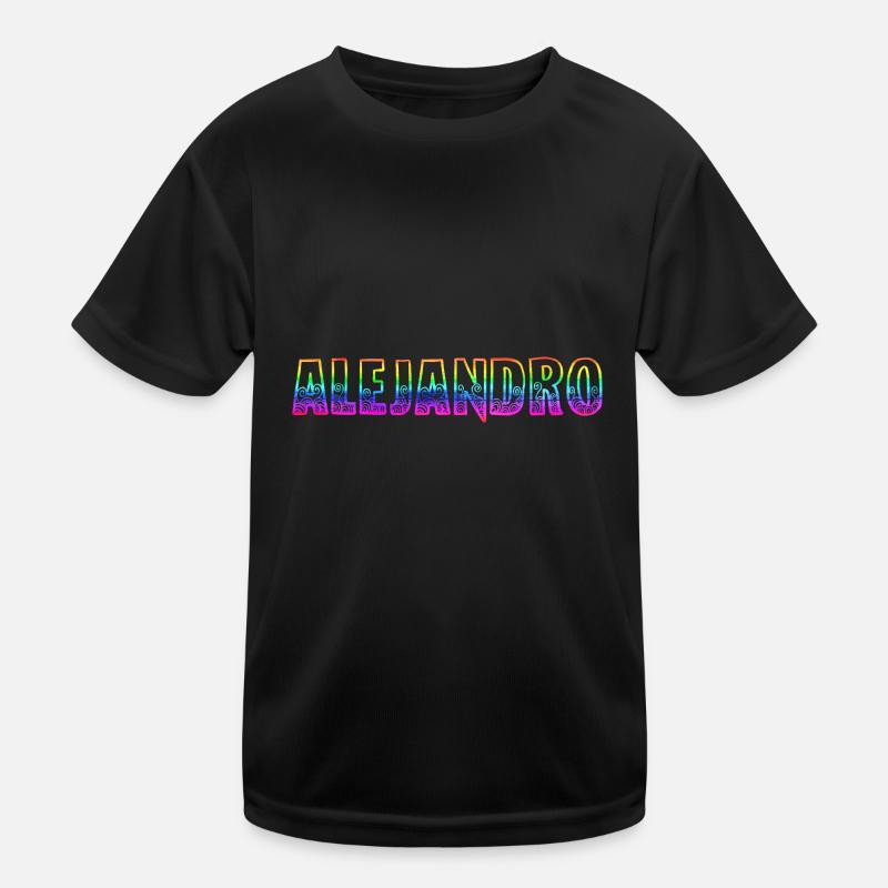 Alejandro RS Rainbow Kids Functional T-Shirt