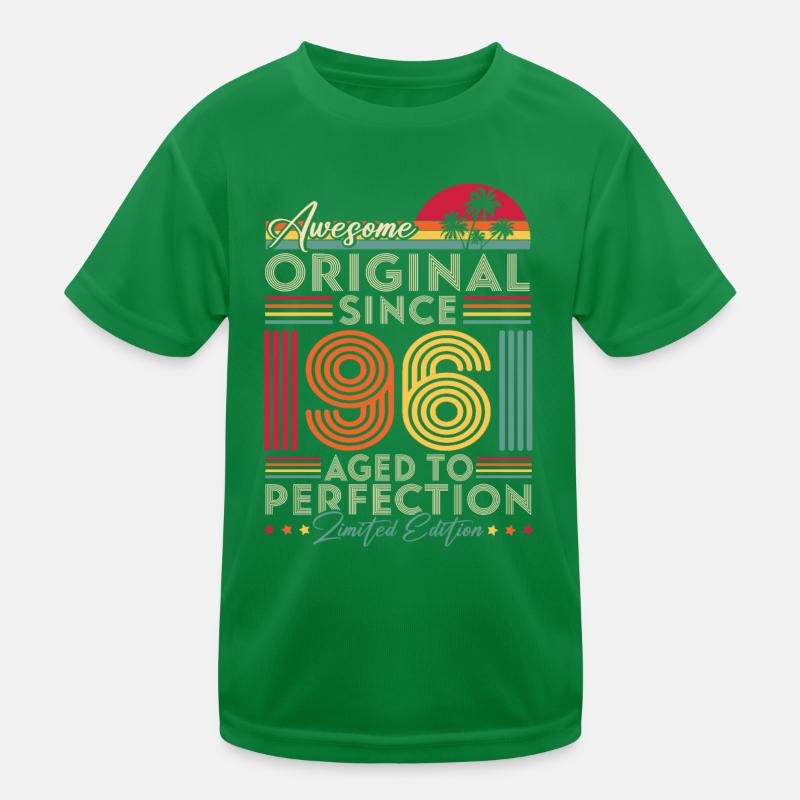 1961 Vintage Original Retro Geburtstagsgeschenk Kinder Funktions-T-Shirt