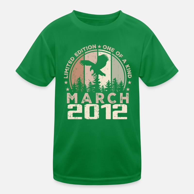 Incomparable depuis mars 2012, 12e Anniversaire T-shirt sport Enfant
