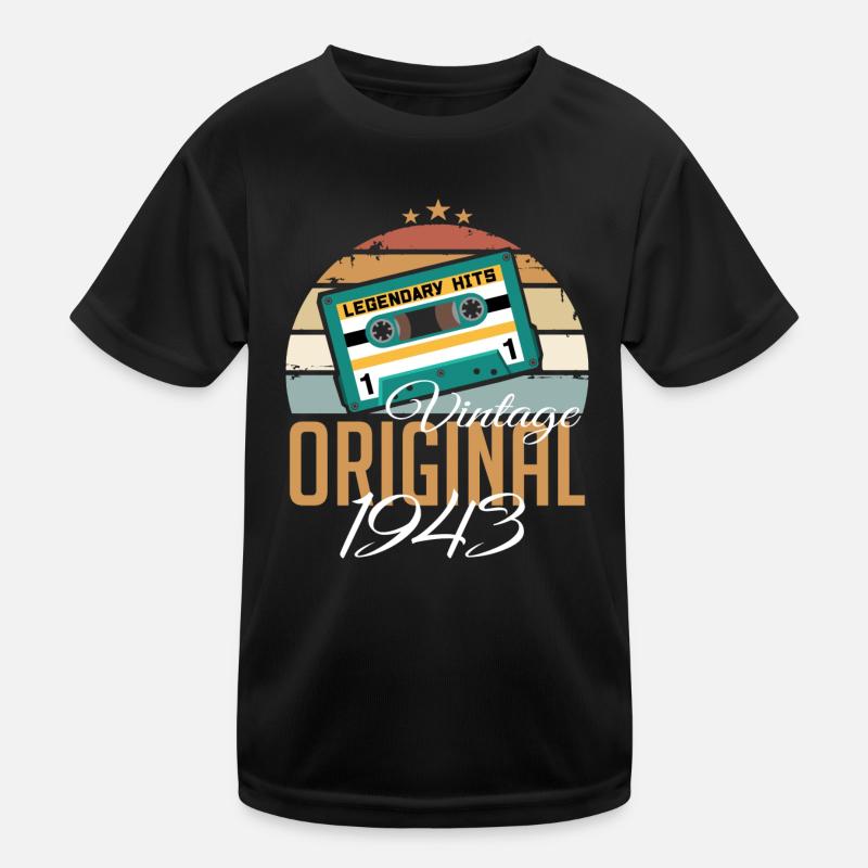 Millésime 1943 né Original 1943 anniversaire T-shirt sport Enfant