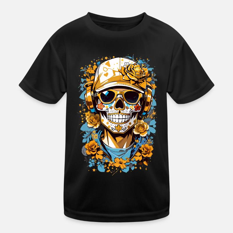 Sugar Skull Kids Functional T-Shirt