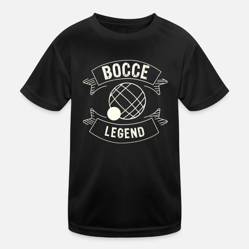 Bocce Legend Spruch Bocce Ball mit Jack Bocci Kinder Funktions-T-Shirt