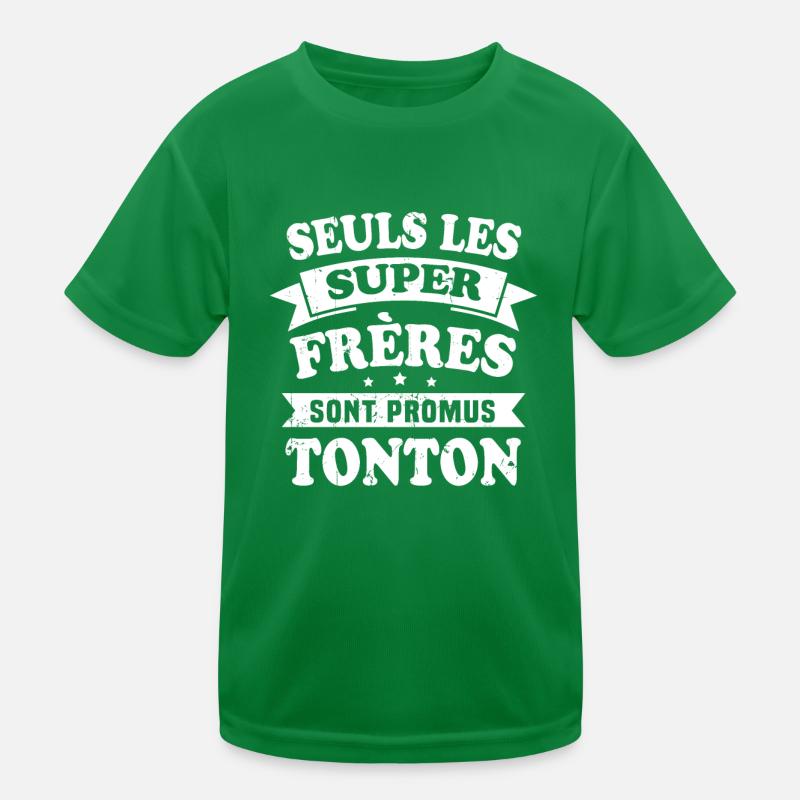 Seuls les super frères sont promus tonton T-shirt sport Enfant