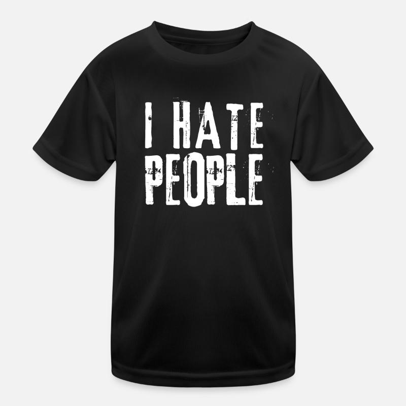Je déteste les gens T-shirt sport Enfant