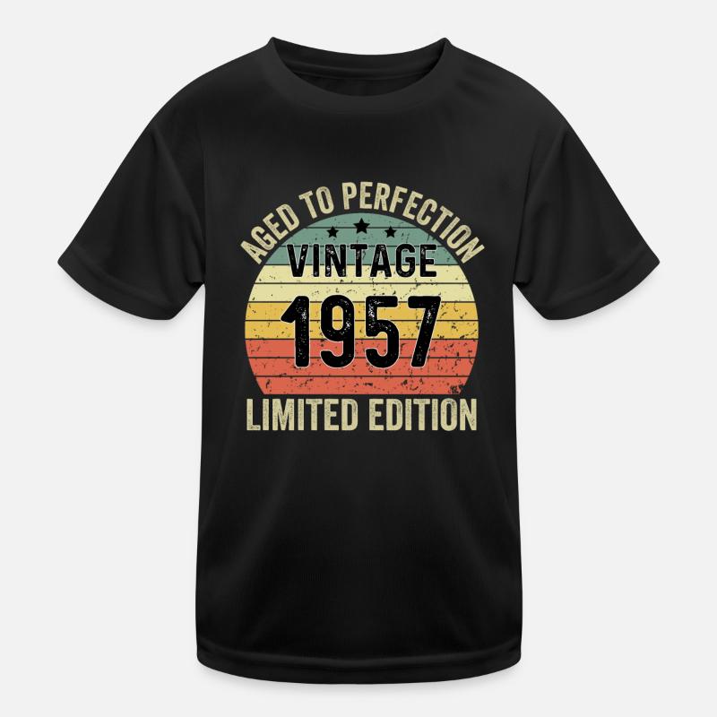 Vieilli à la perfection Vintage 1957 Edition Limitée T-shirt sport Enfant